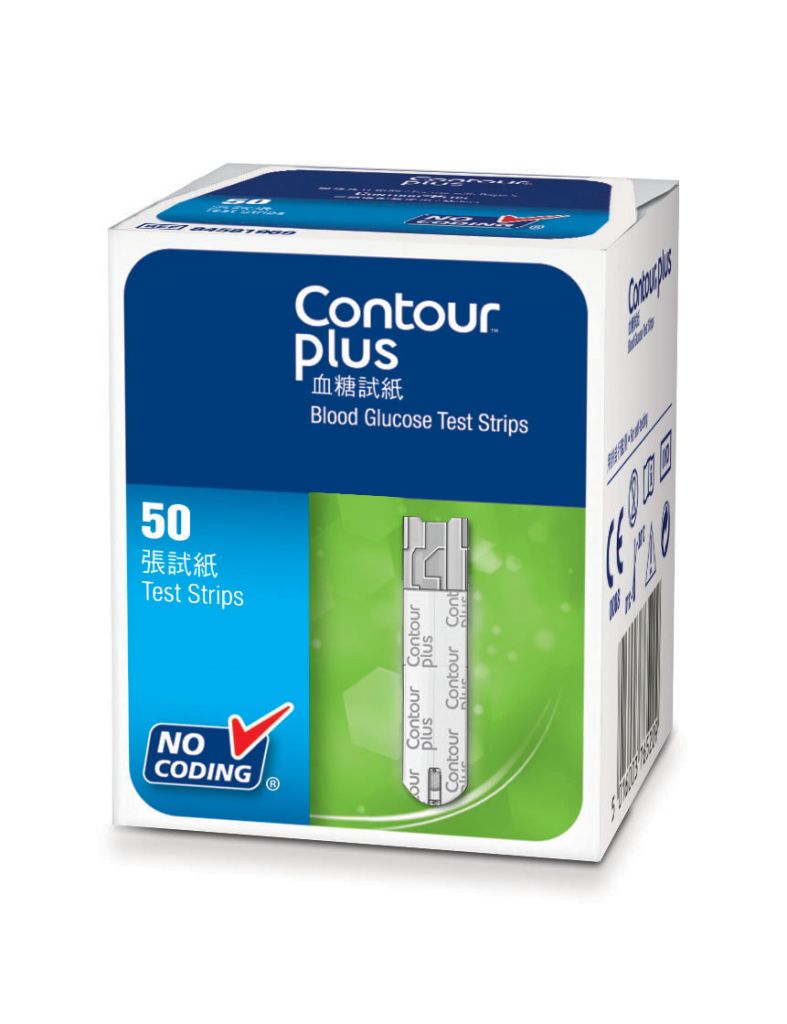 Contour Plus 血糖測試紙 50's