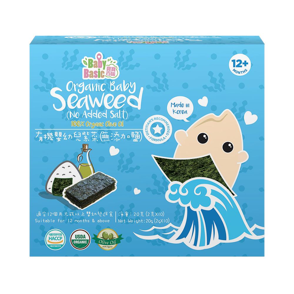 寶寶百味 有機嬰幼兒紫菜(無添加鹽)