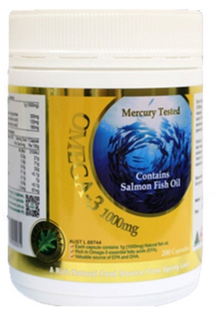 綠芙奧米加3-200粒 三文魚油丸