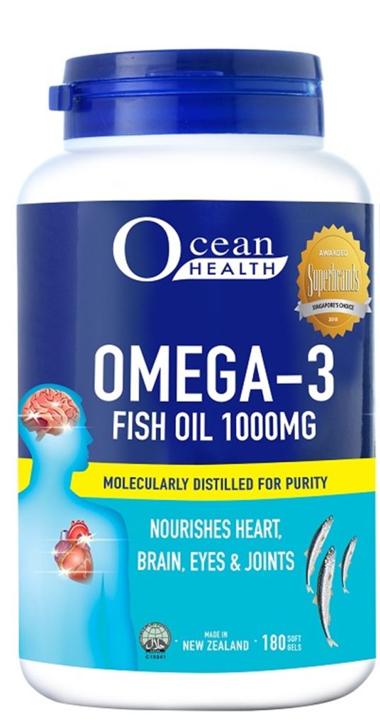 Ocean Health Omega-3深海魚油 1000毫克 180粒