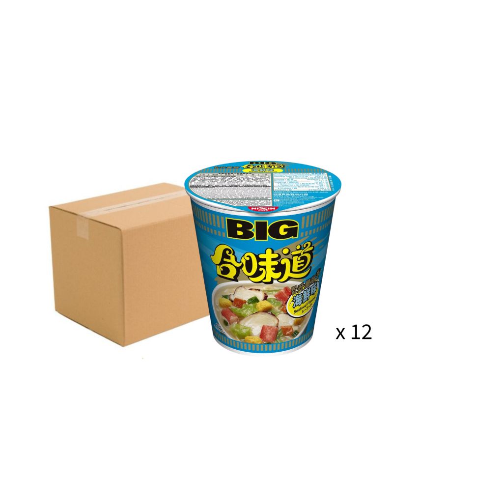 日清合味道海鮮味大杯麵100g -原箱12杯