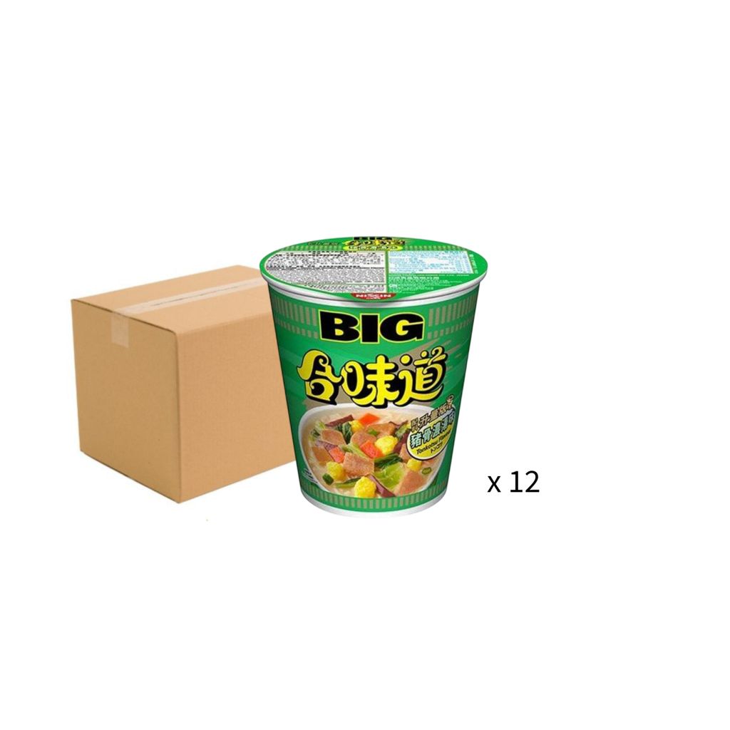 日清合味道豬骨濃湯味大杯麵107g -原箱12杯