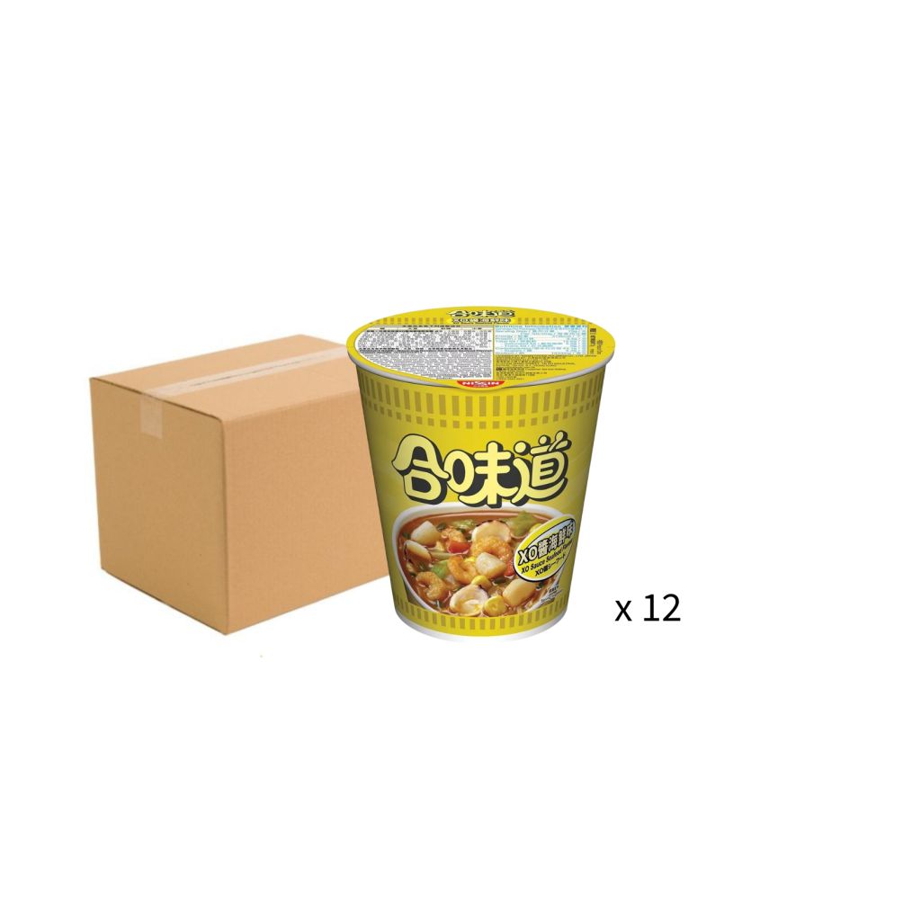 日清合味道XO醬海鮮味大杯麵105g -原箱12杯