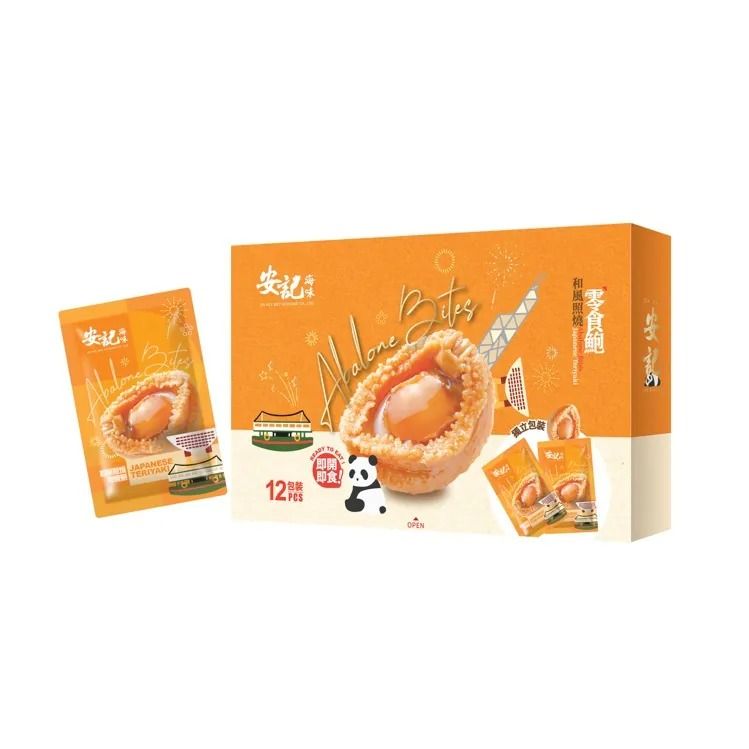 安記零食鮑12包裝 - 和風照燒味