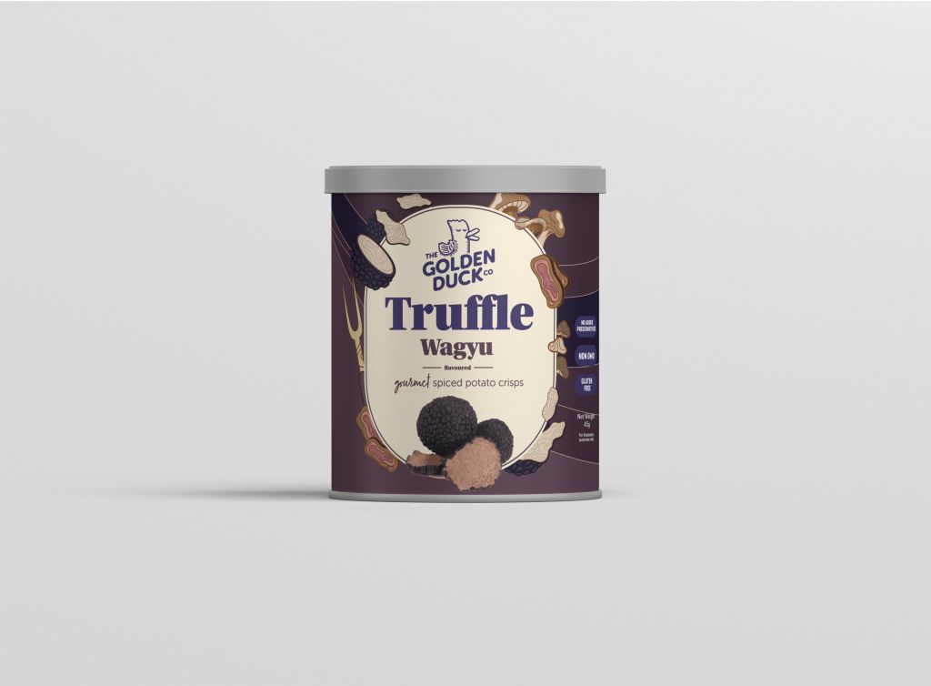 金鴨 黑松露和牛味薯片 45克