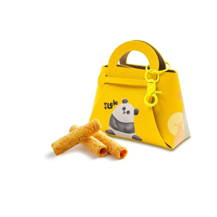 皇玥熊貓精品 - 熊貓小手袋精品禮盒-黃色 - 現貨