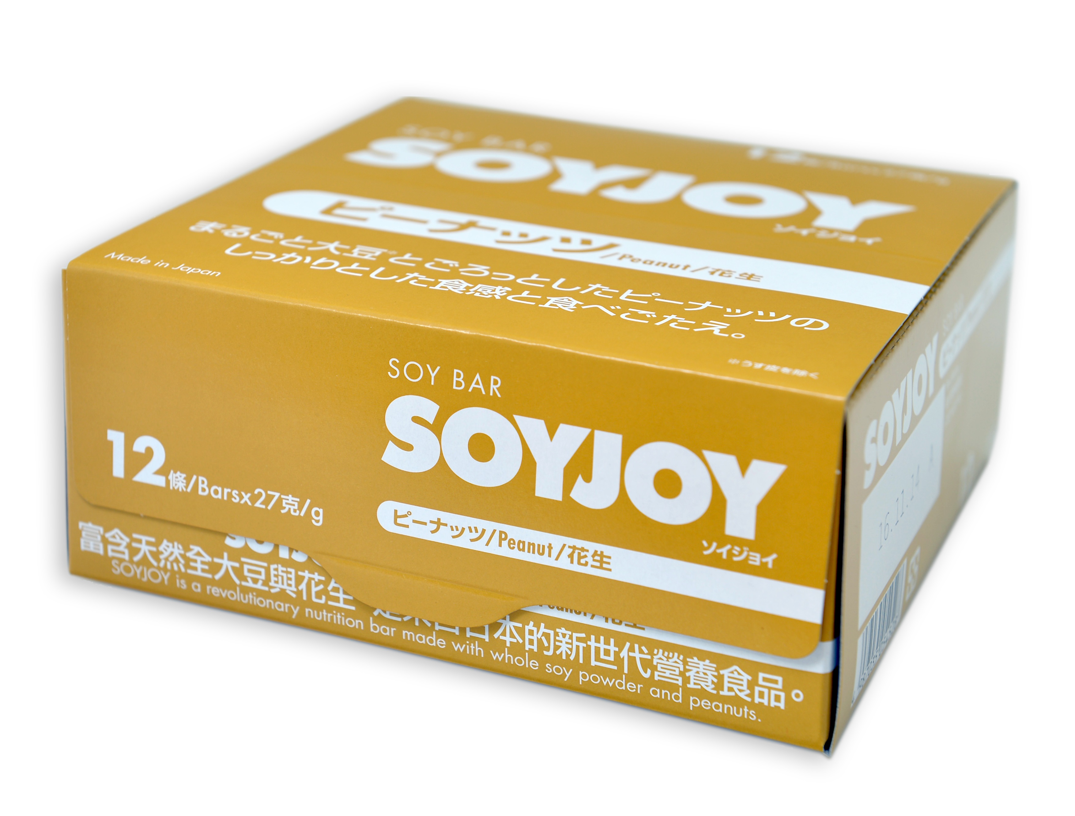 SOYJOY 大豆果滋棒 27G - 花生 (原盒12條裝)