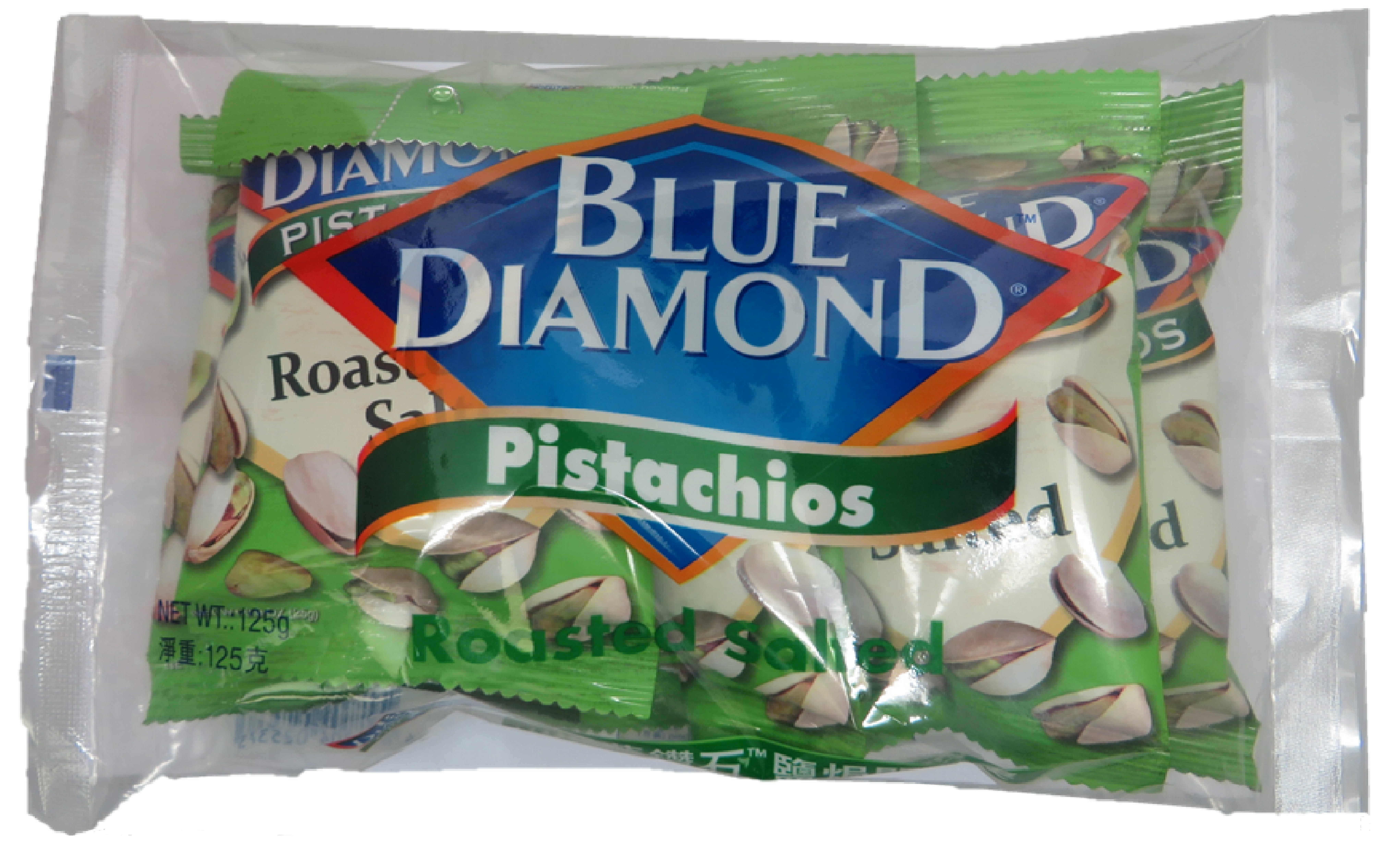 藍鑽石 包裝鹽焗開心果 (5x25g)