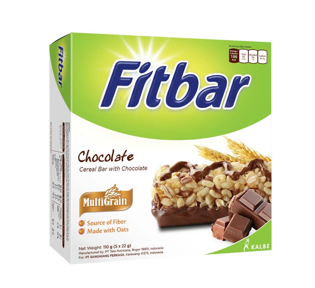 Fitbar 朱古力麥纖棒 24克x 5小包