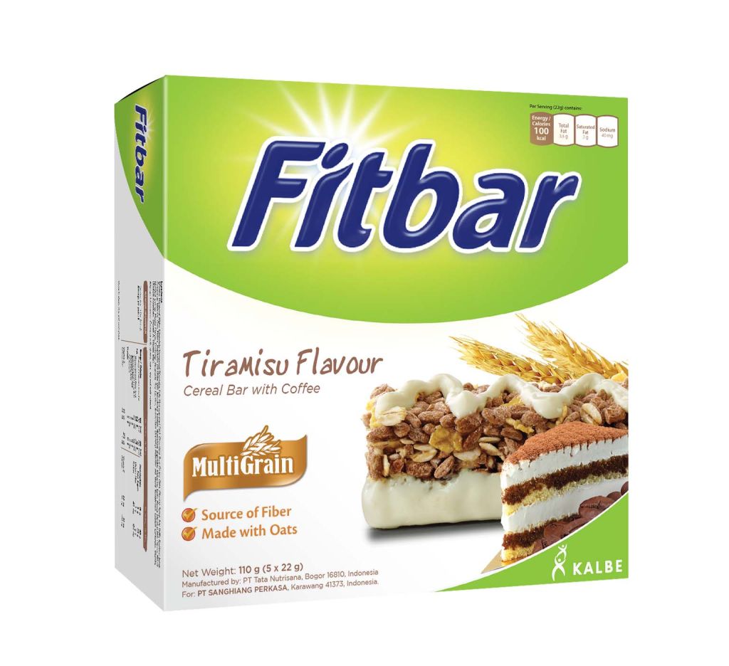 FITBAR 提拉米蘇麥纖棒22克(5支裝)