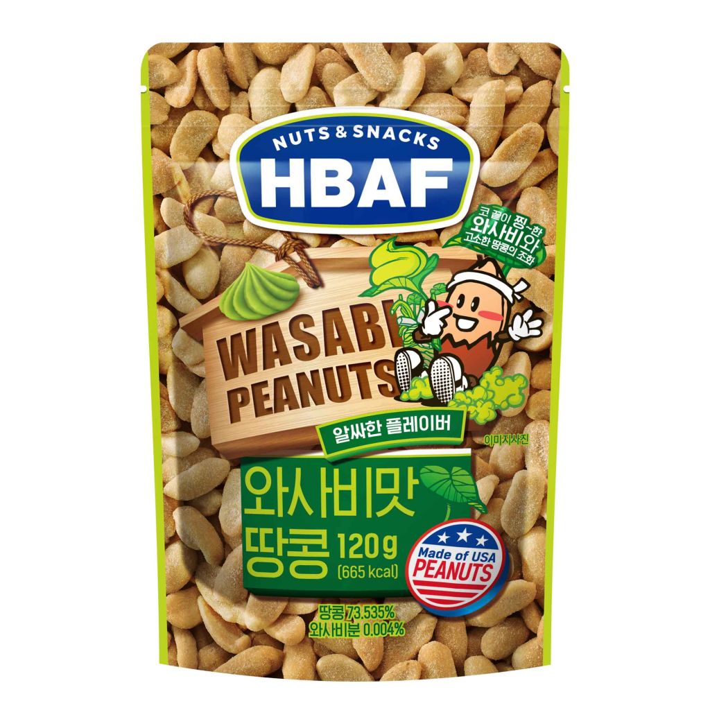 HBFA 乾焗原粒芥末花生 120g