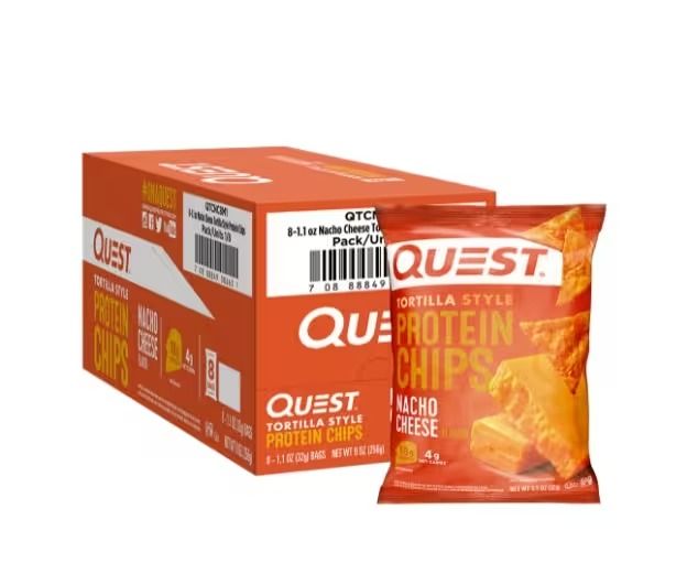 Quest 蛋白質薯片 - 玉米片奶酪味 32g x 8包