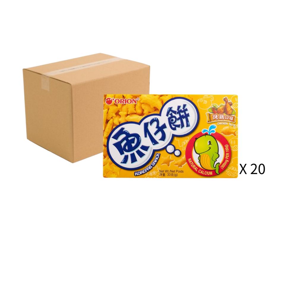 東洋魚仔餅 雞肉味 33g - 原箱20盒
