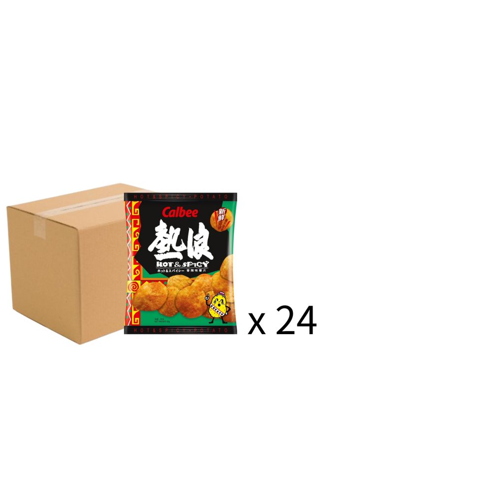 卡樂B熱浪香辣味薯片 55g 原箱24包