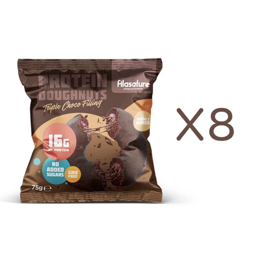 Alasature 高蛋白冬甩 75g 8件裝 (三重朱古力味)