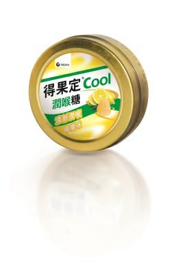 得果定Cool潤喉糖(檸檬味)50克