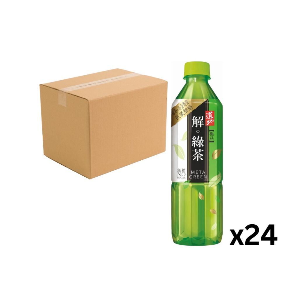 道地極品解綠茶500ml - 原箱24支