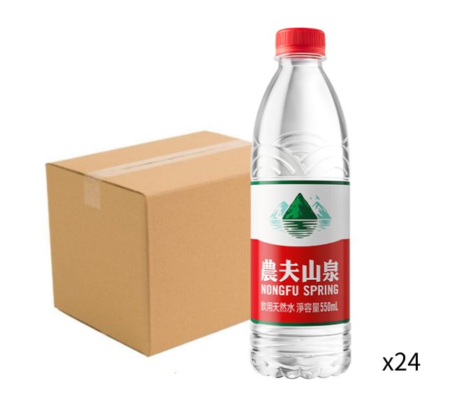 農夫山泉天然水 550ml -原箱24支