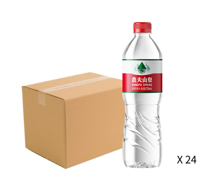 農夫山泉天然水 750ml -原箱24支