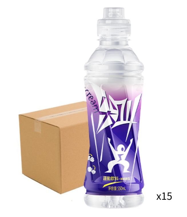 尖叫 茶氨酸型黄金桃味 550ml-原箱15支