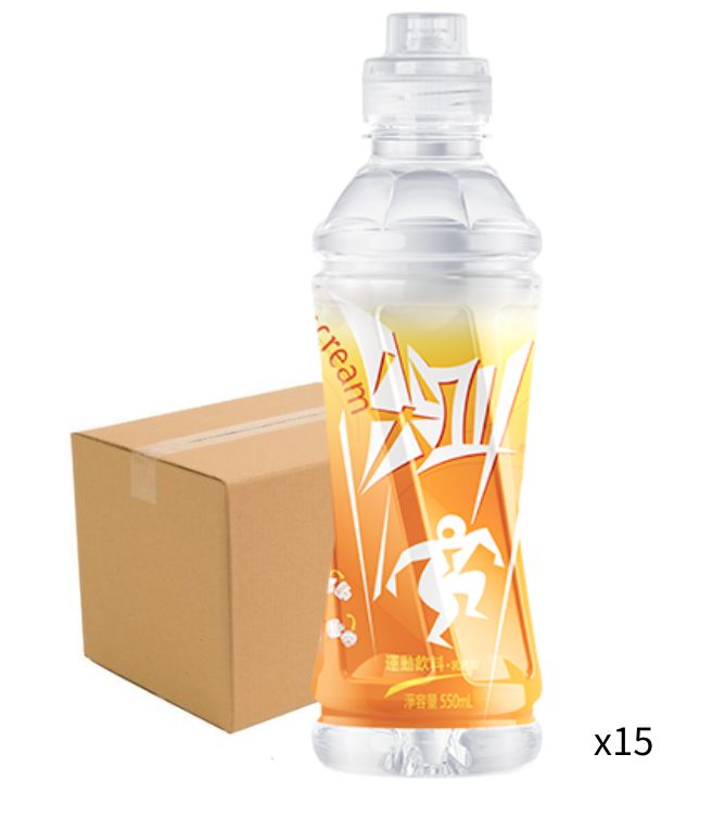 尖叫乳鈣型柑橘味 550ml-原箱15支