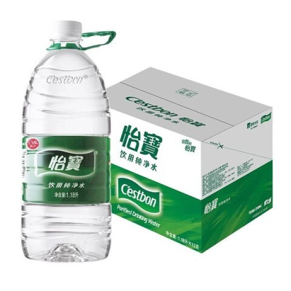 怡寶純淨水 1.18L- 原箱12支 (膜包)