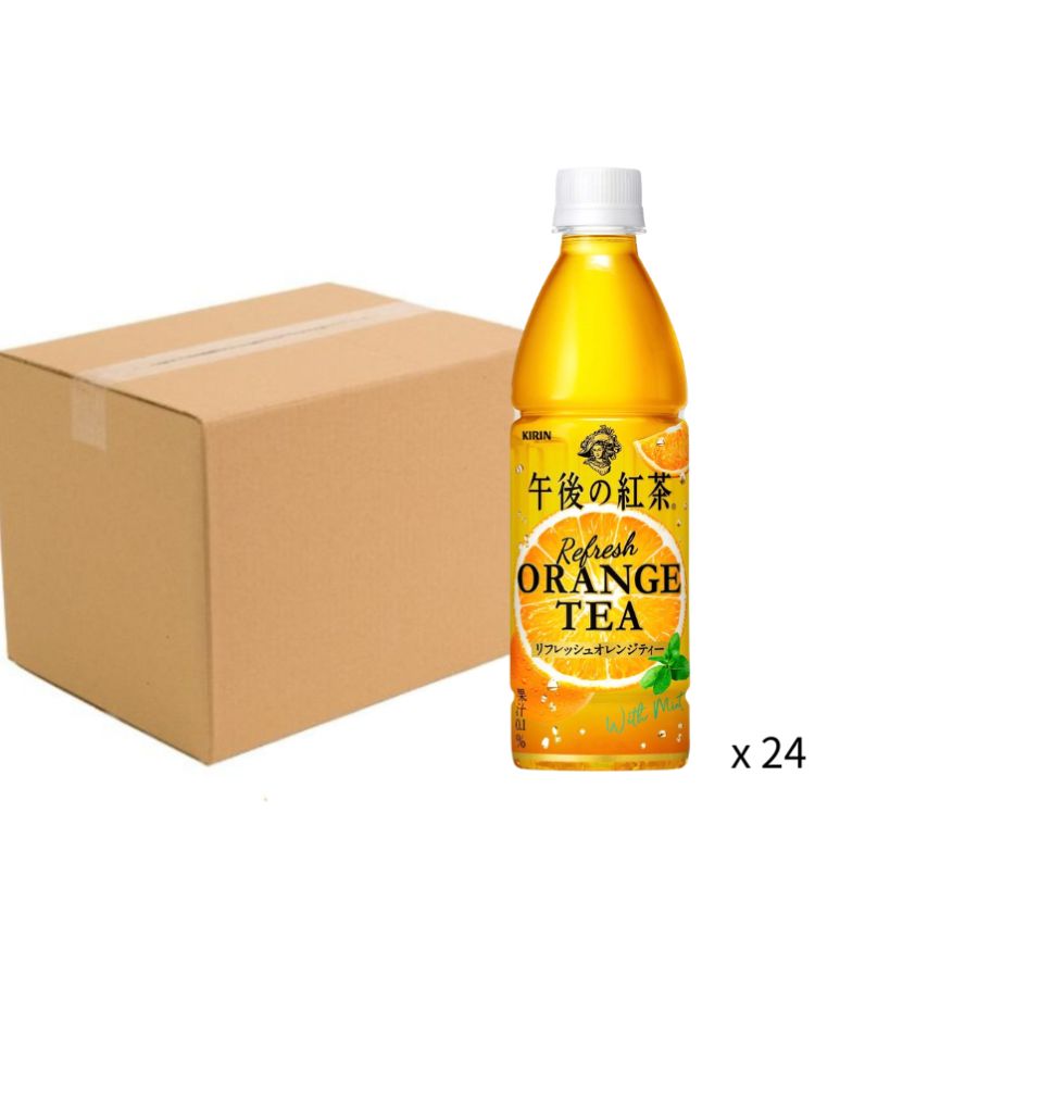 麒麟午後之紅茶 柳橙紅茶 430ml - 原箱24枝