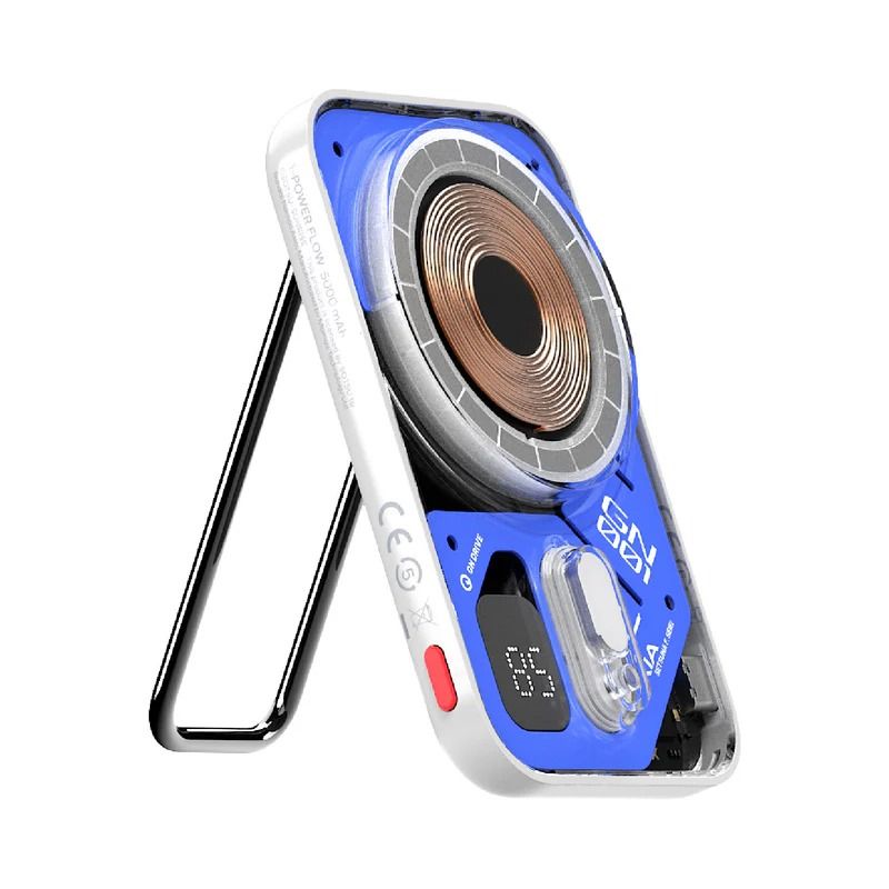 Momax 1-Power Flow 5000mAh 磁電寶-能天使-藍 CCC 認證