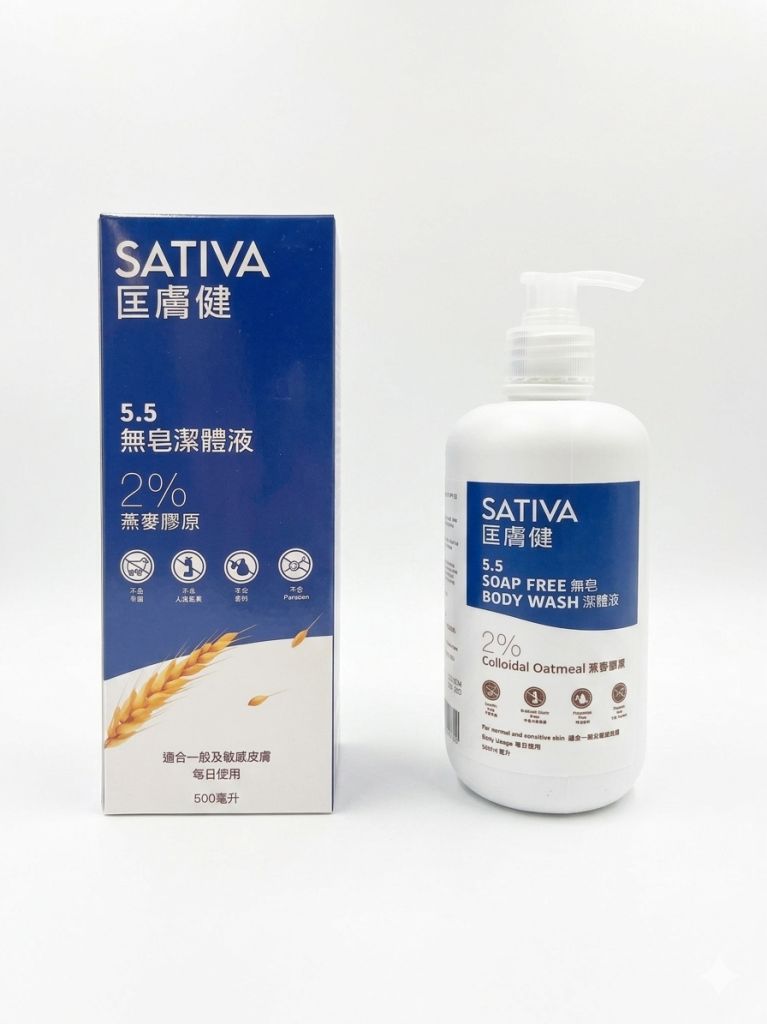 匡膚健5.5 無皂潔體液 500 毫升