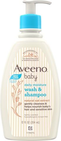 Aveeno 嬰兒天然燕麥沐浴洗髮露 354ml