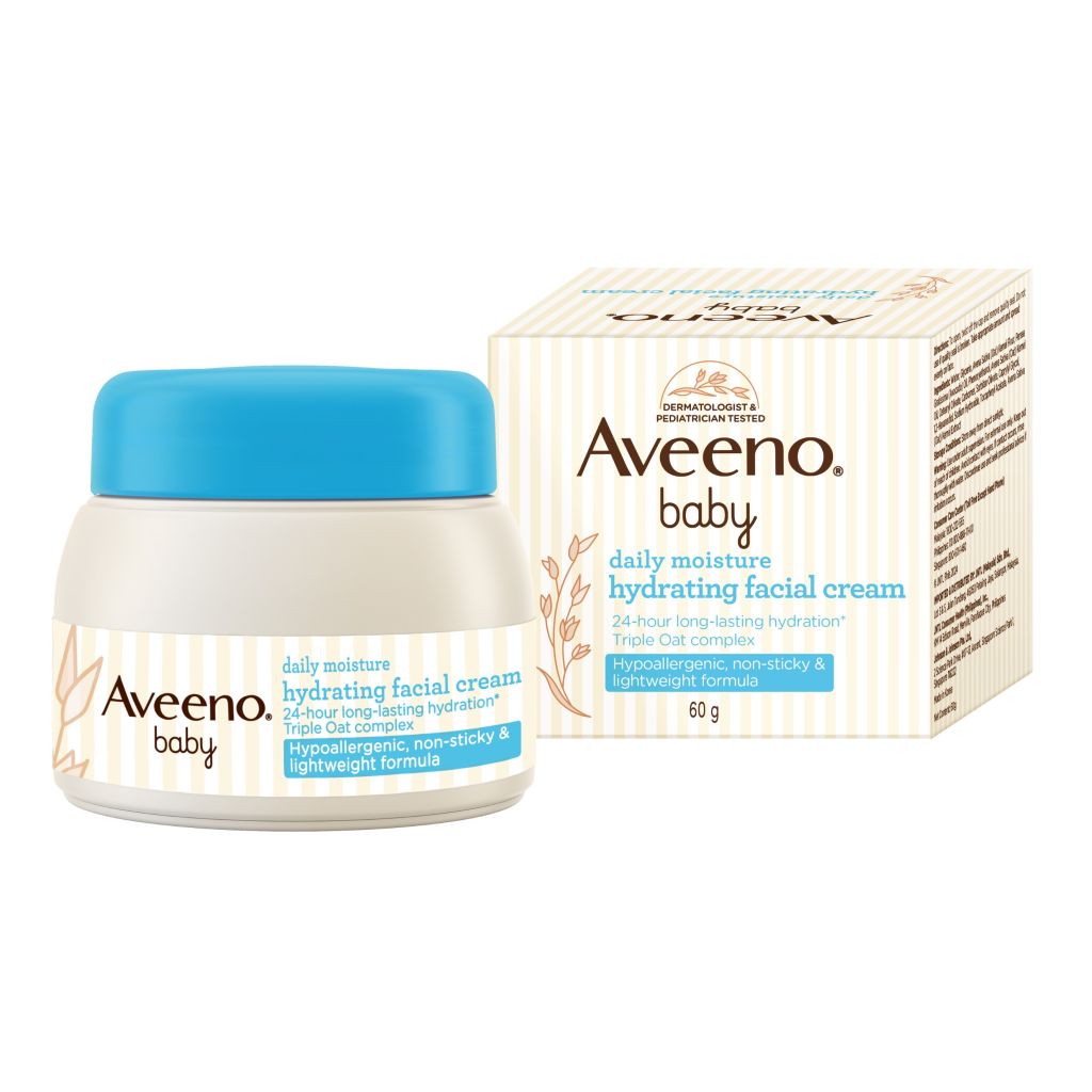Aveeno 嬰兒天然燕麥水凝保濕面霜60g