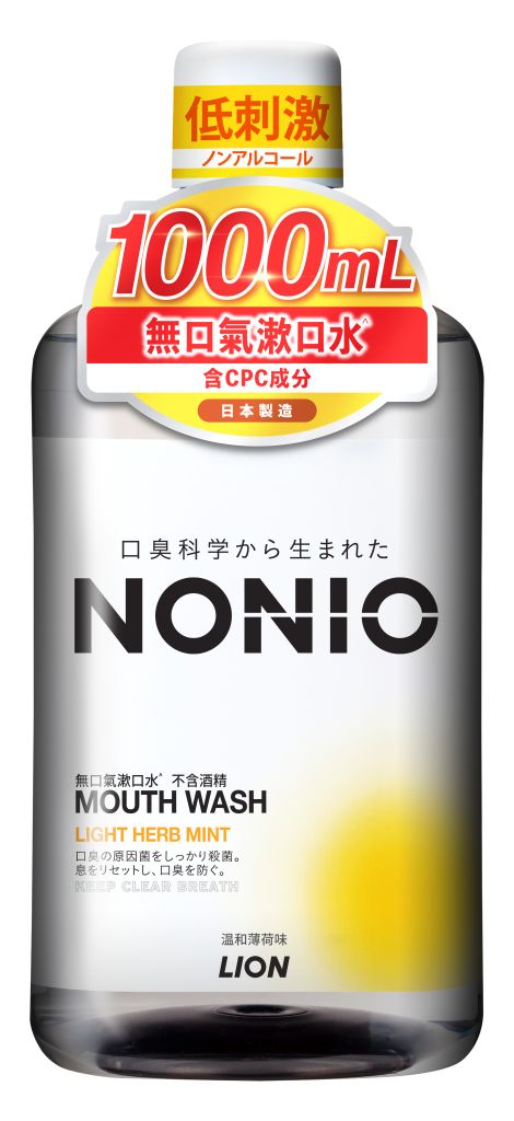 NONIO 無口氣漱口水 (不含酒精溫和薄荷味) 1000ML