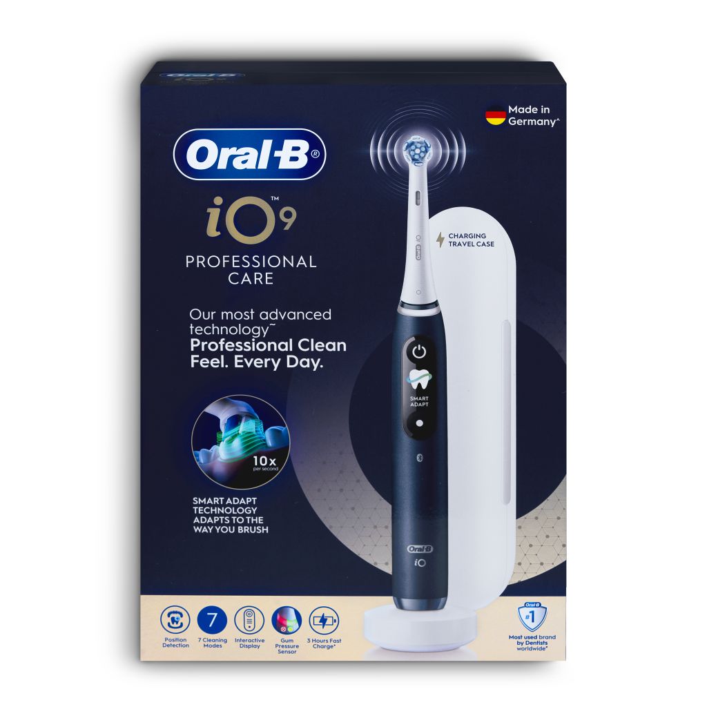 Oral-B iO Series 9 充電電動牙刷連4刷頭套裝-寶石藍
