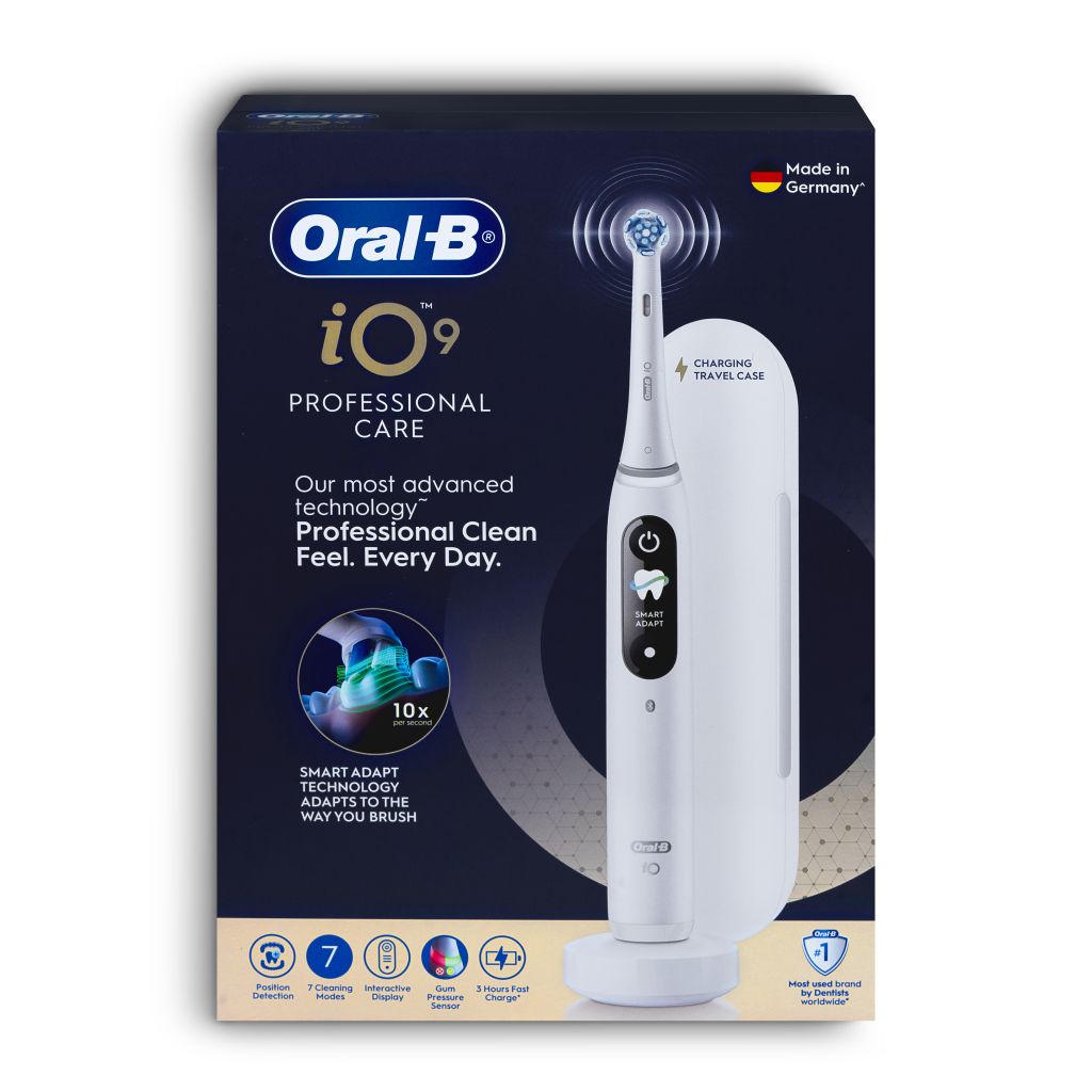 Oral-B iO Series 9 充電電動牙連4刷頭套裝-經典白